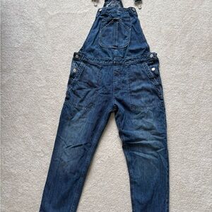 Gap Women’s Dark Blue Denim Overalls - Classic Workwear Style